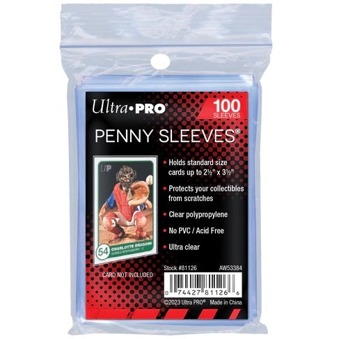 Ultra Pro Soft Sleeves (100) 2,5" x 3,5" (63,5 mm x 88,9 mm)