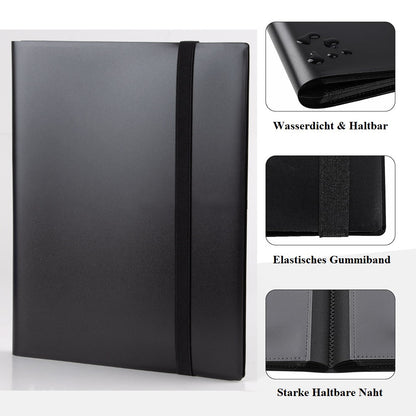 Sammelkarten Album mit Elastikband (Strap Binder)