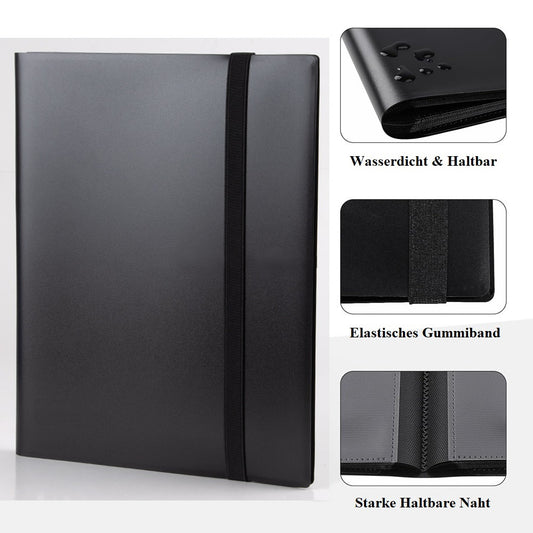 Sammelkarten Album mit Elastikband (Strap Binder)