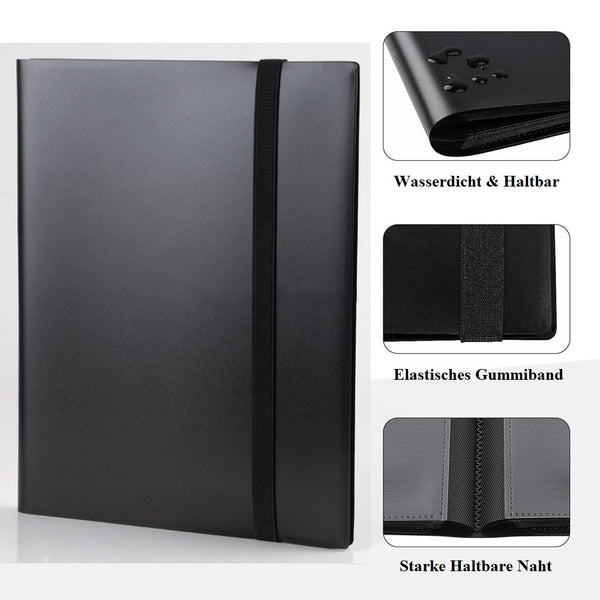 Sammelkarten Album mit Elastikband (Strap Binder)