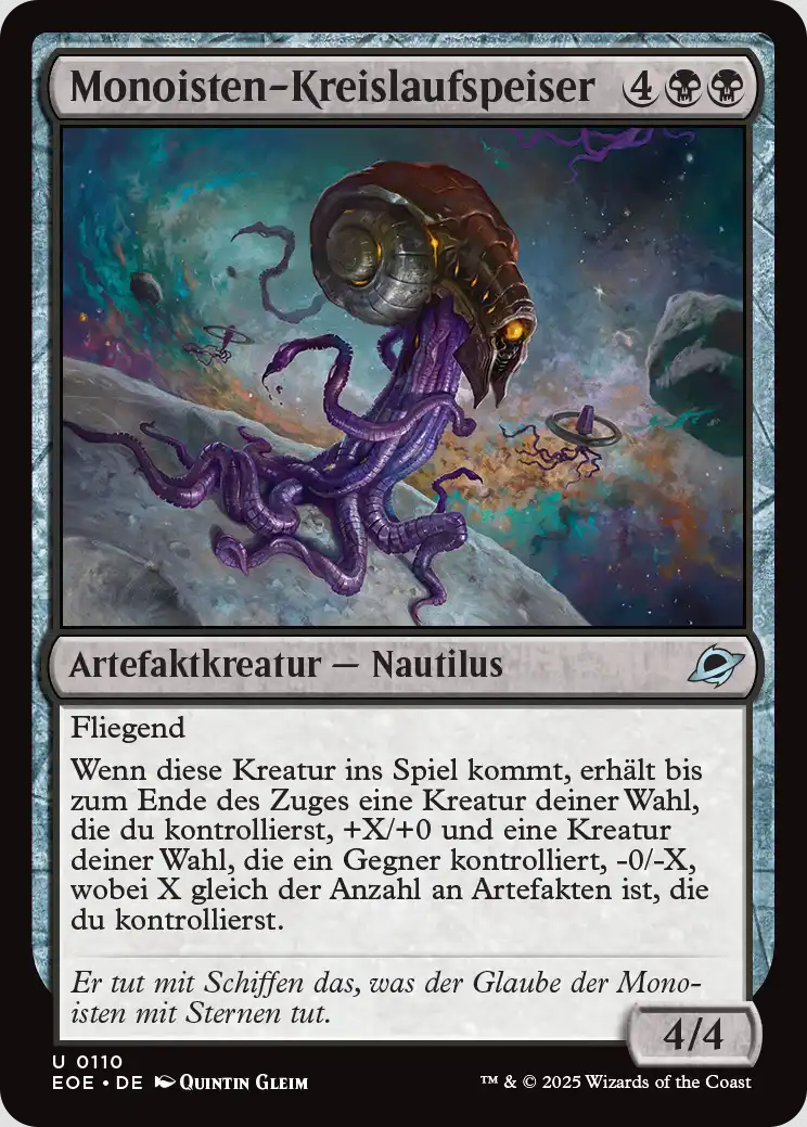 Monoisten-Kreislaufspeiser