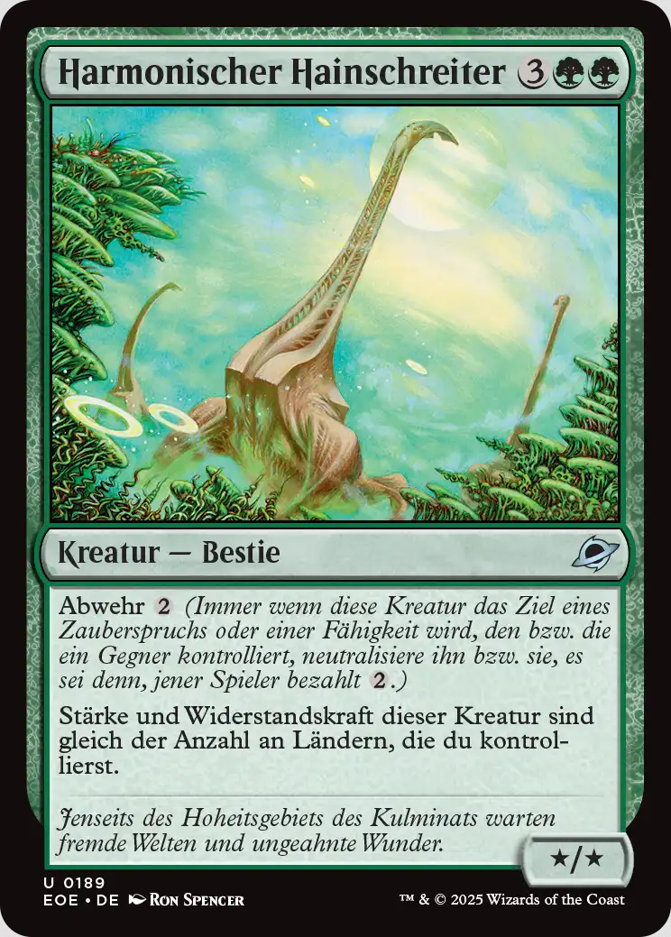 Harmonischer Hainschreiter