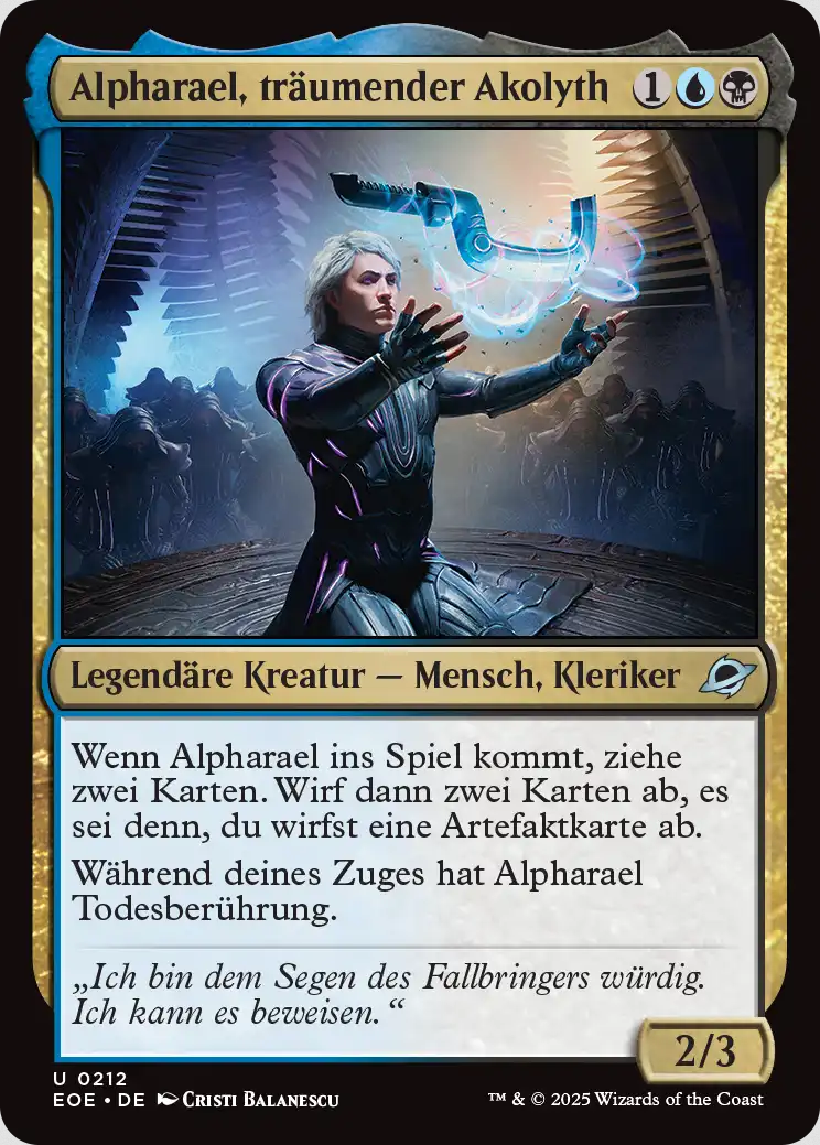 Alpharael, träumender Akolyth