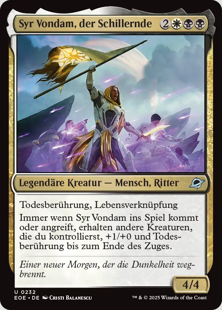 Syr Vondam, der Schillernd