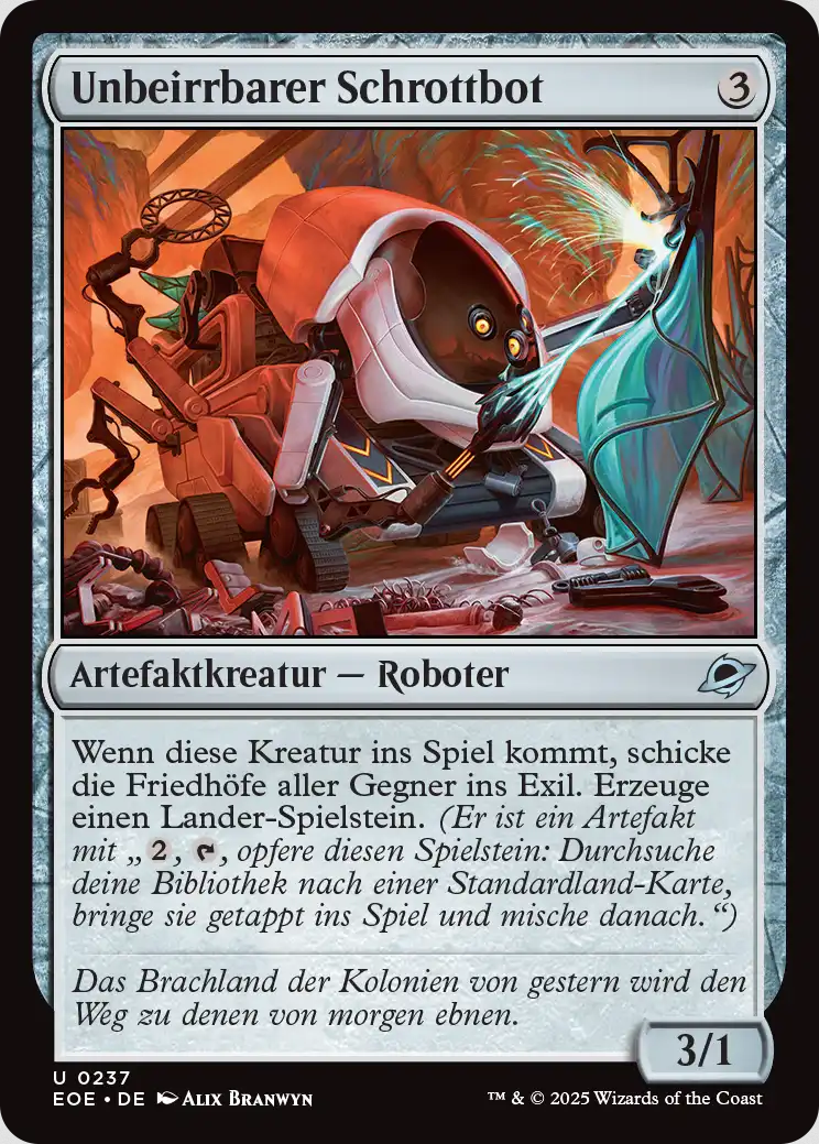 Unbeirrbarer Schrottbot