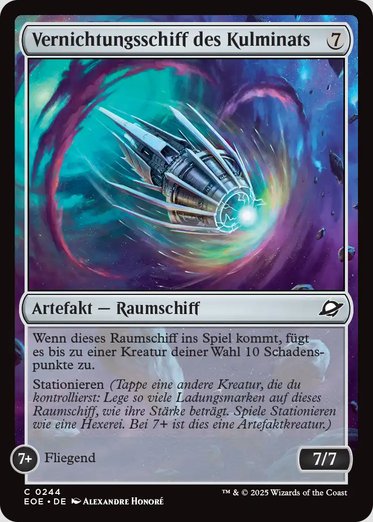 Vernichtungsschiff des Kulminats