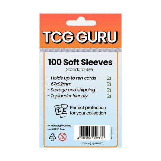 TCG Guru Soft Sleeves Standard Size (100)