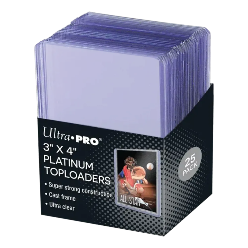Ultra Pro - Platinum Toploader - 3"x 4" (25)