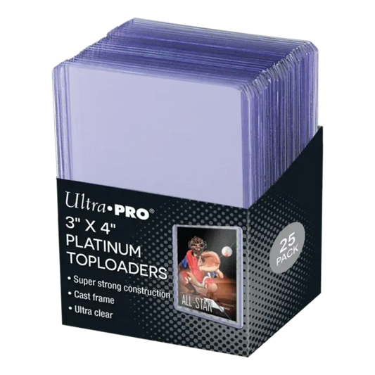 Ultra Pro - Platinum Toploader - 3"x 4" (25)