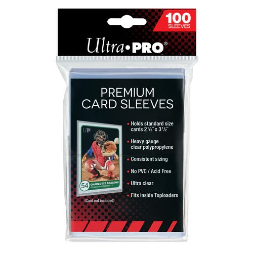 Ultra Pro Premium Sleeves (100) 2,5" x 3,5" (63,5 mm x 88,9 mm)