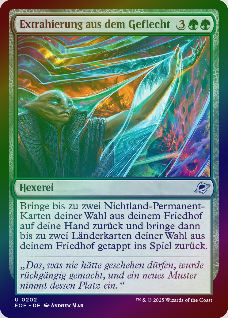 Extrahierung aus dem Geflecht ⭐