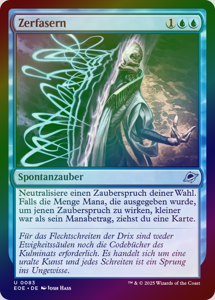 Zerfasern ⭐