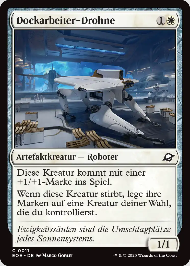Dockarbeiter-Drohne
