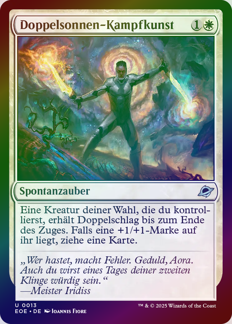 Doppelsonne-Kampfkunst ⭐