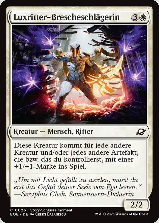 Luxritter-Brescheschlägerin