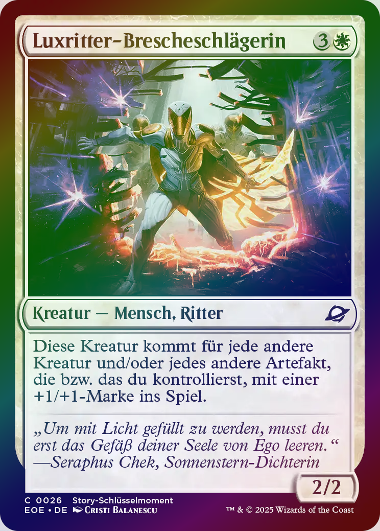 Luxritter-Brescheschlägerin ⭐