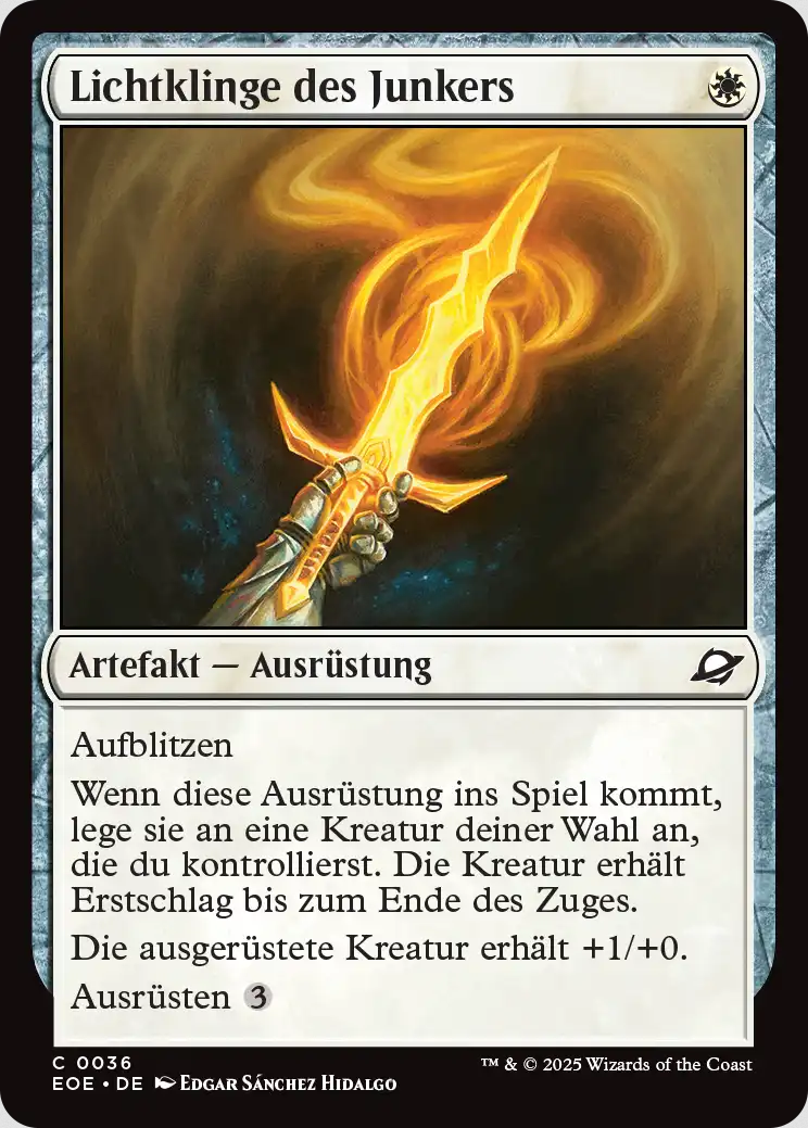 Lichtklinge des Junkers