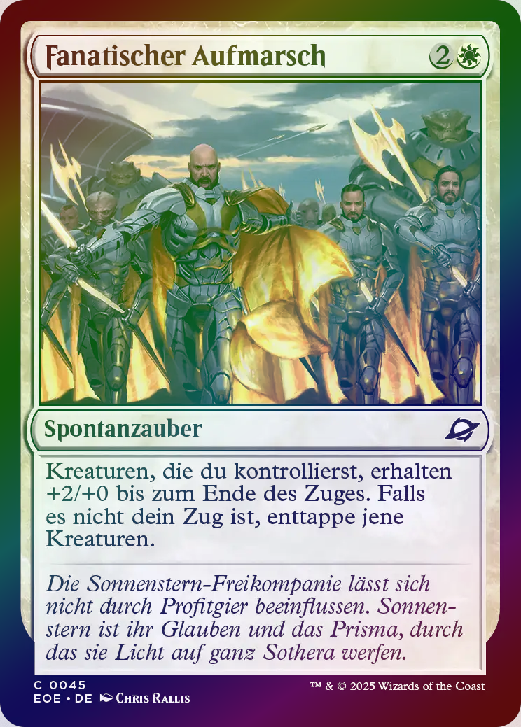 Fanatischer Aufmarsch ⭐