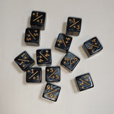 Counter Positiv/Negativ - D6 Würfel (16mm) - Einzelwürfel