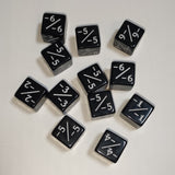 Counter Positiv/Negativ - D6 Würfel (16mm) - Einzelwürfel