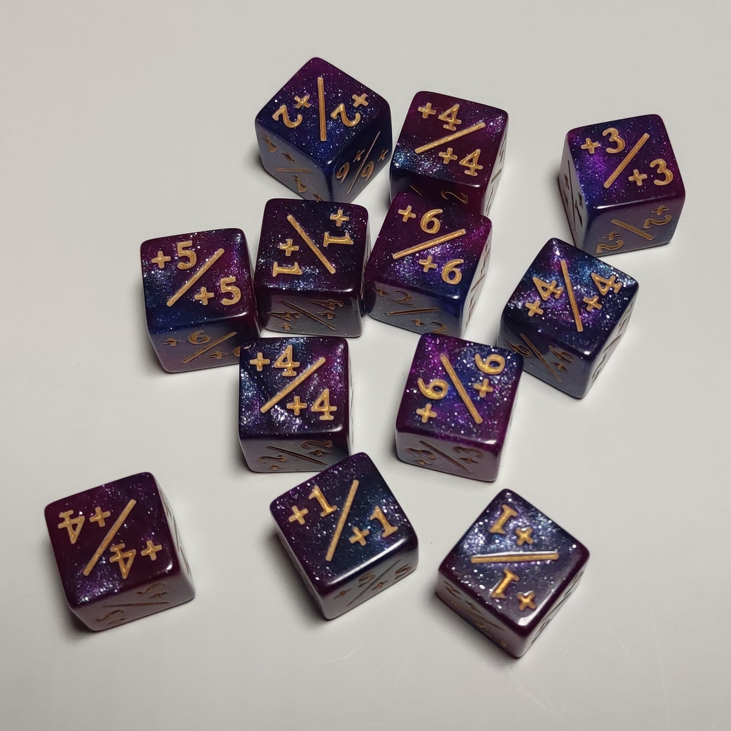 Counter Positiv/Negativ - D6 Würfel (16mm) - Einzelwürfel