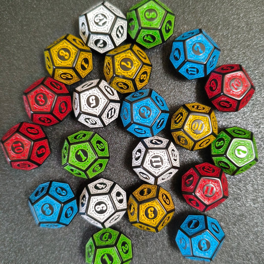 Ornament Würfel - D12 (16mm) - Einzelwürfel