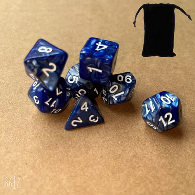 RPG/D&D Würfel Set - D4-D20 (16mm-20mm) - 7er Set