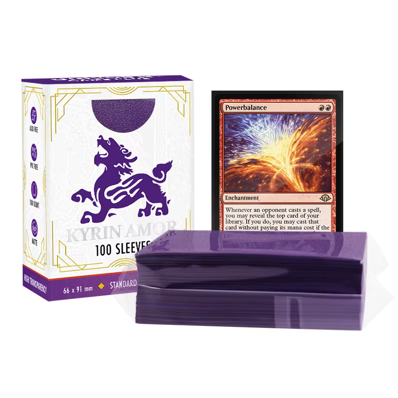 100 Dual Matte Premium Sleeves - Kyrin Amor