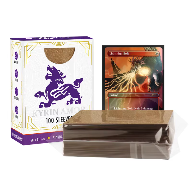 100 Dual Matte Premium Sleeves - Kyrin Amor
