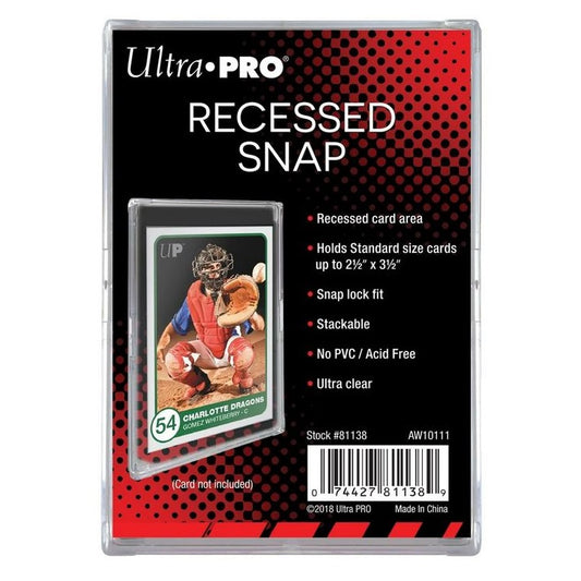 Ultra Pro Recessed Snap Card Holder