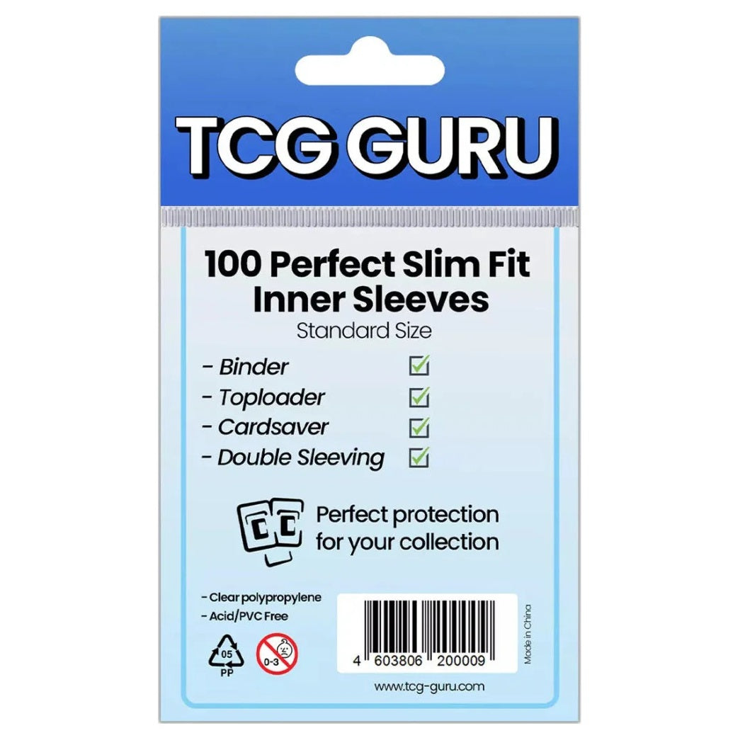 TCG Guru Perfect Slim Fit Inner Sleeves Standard size (100)