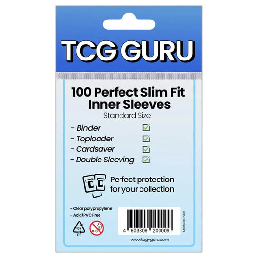 TCG Guru Perfect Slim Fit Inner Sleeves Standard size (100)