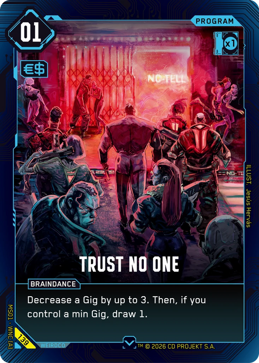 TRUST NO ONE