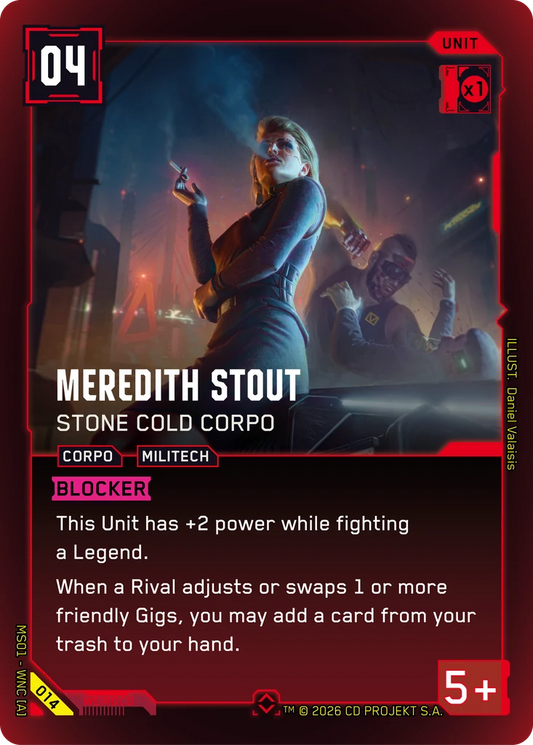MEREDITH STOUT