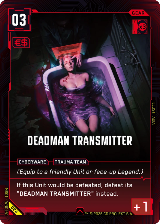 DEADMAN TRANSMITTER