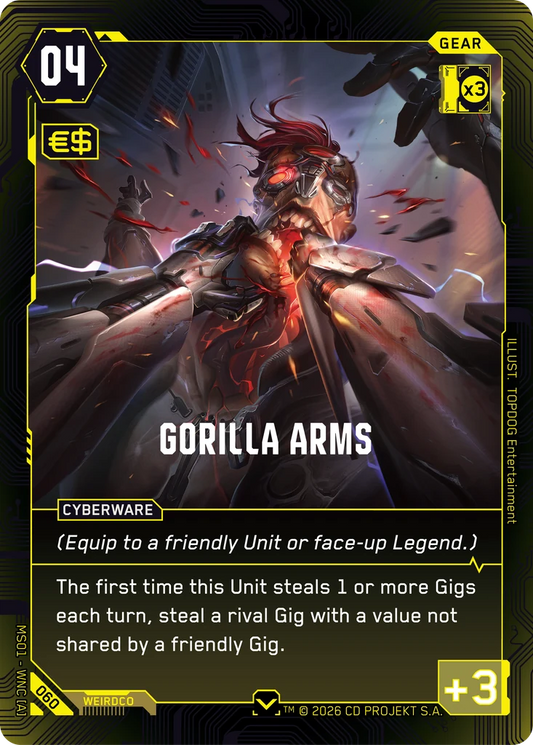 GORILLA ARMS