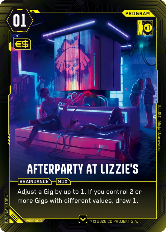 AFTERPARTY AT LIZZIE'S