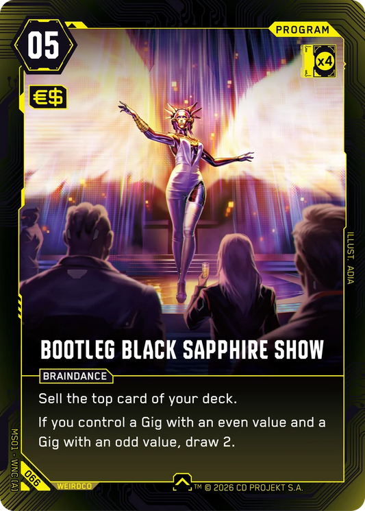 BOOTLEG BLACK SAPPHIRE SHOW