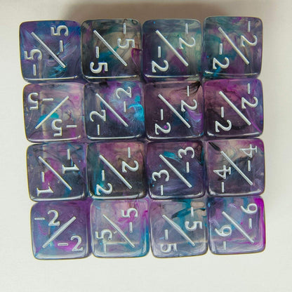 Counter Positiv/Negativ - D6 Würfel (16mm) - Einzelwürfel