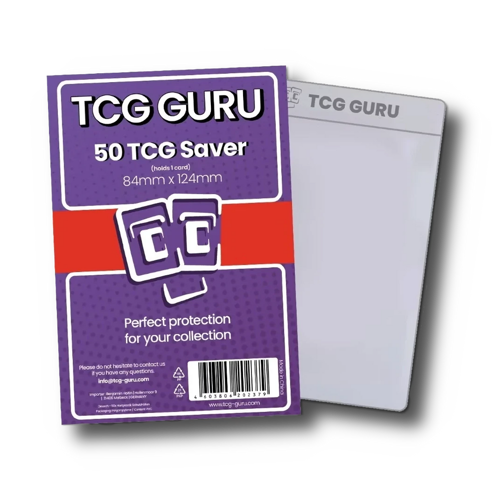 TCG Guru - Card Saver - 84mm x 124mm (50)