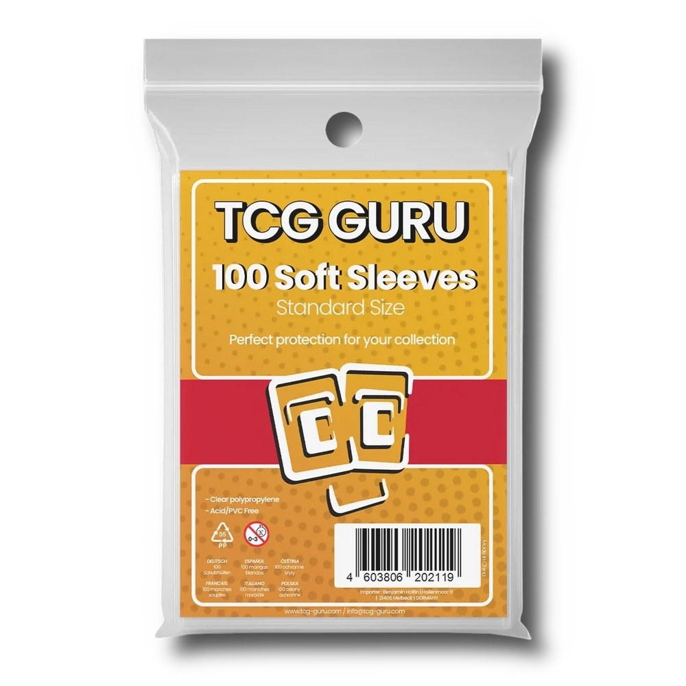 TCG Guru - Soft Sleeves - Standard Size (100)