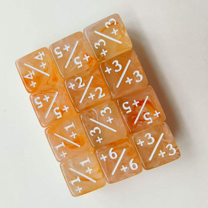 Counter Positiv/Negativ - D6 Würfel (16mm) - Einzelwürfel