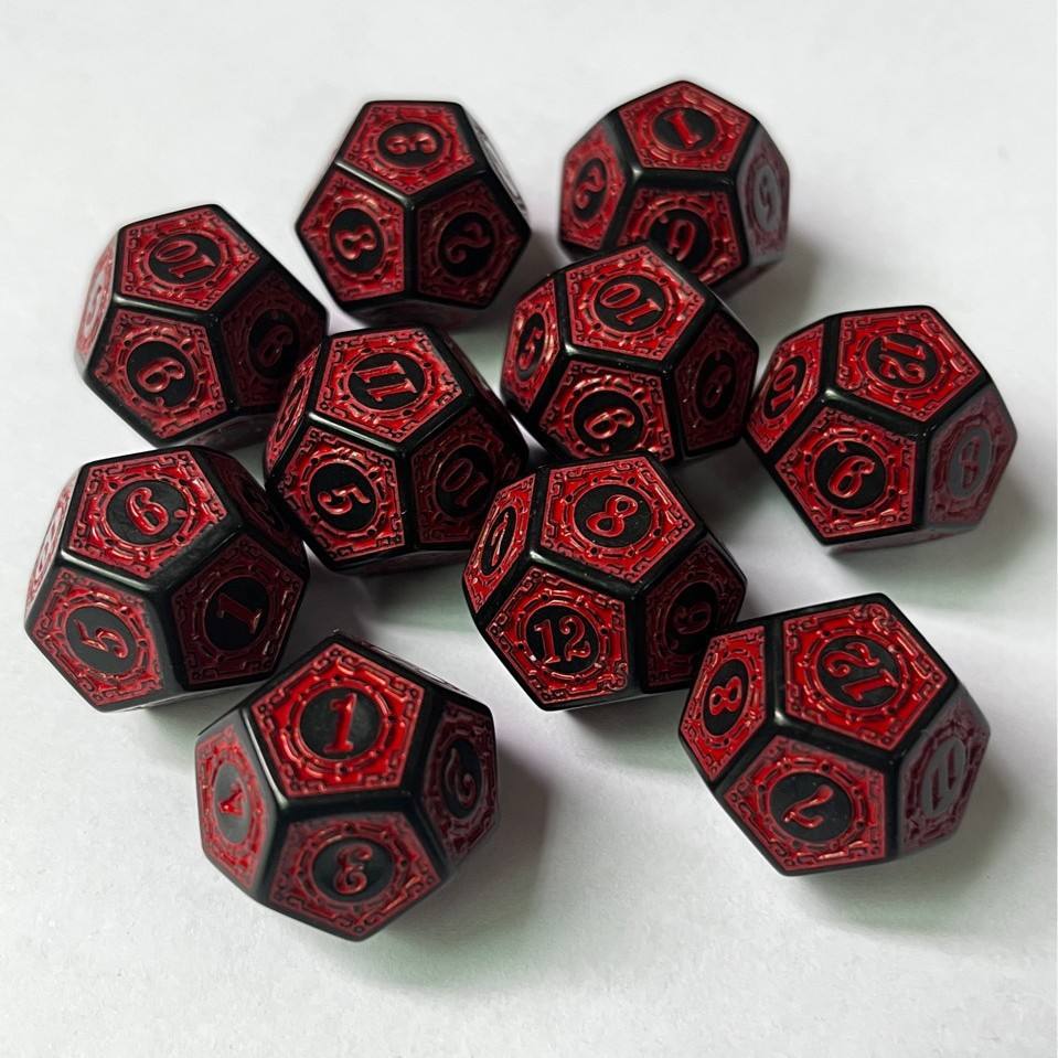 Ornament Würfel - D12 (16mm) - Einzelwürfel