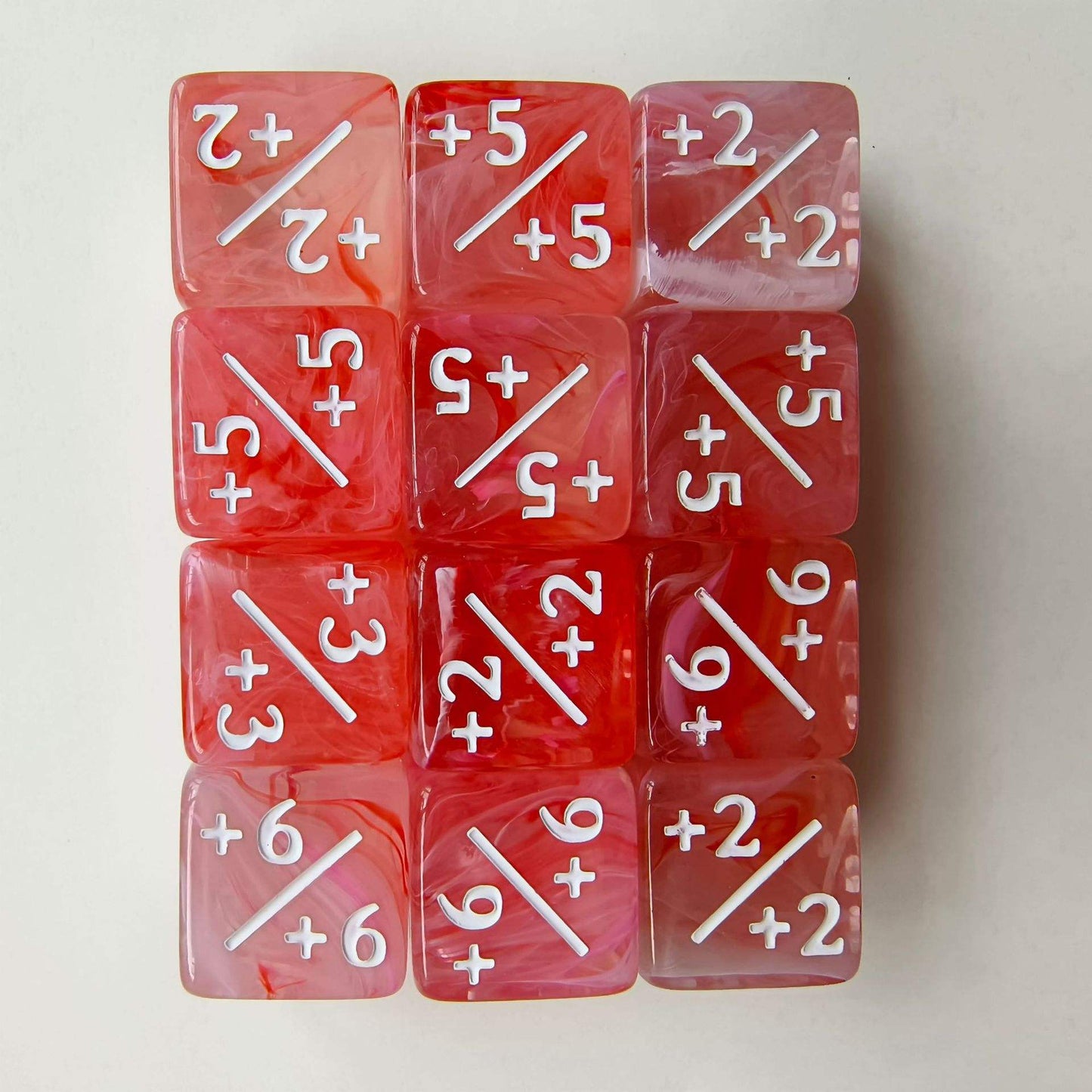 Counter Positiv/Negativ - D6 Würfel (16mm) - Einzelwürfel