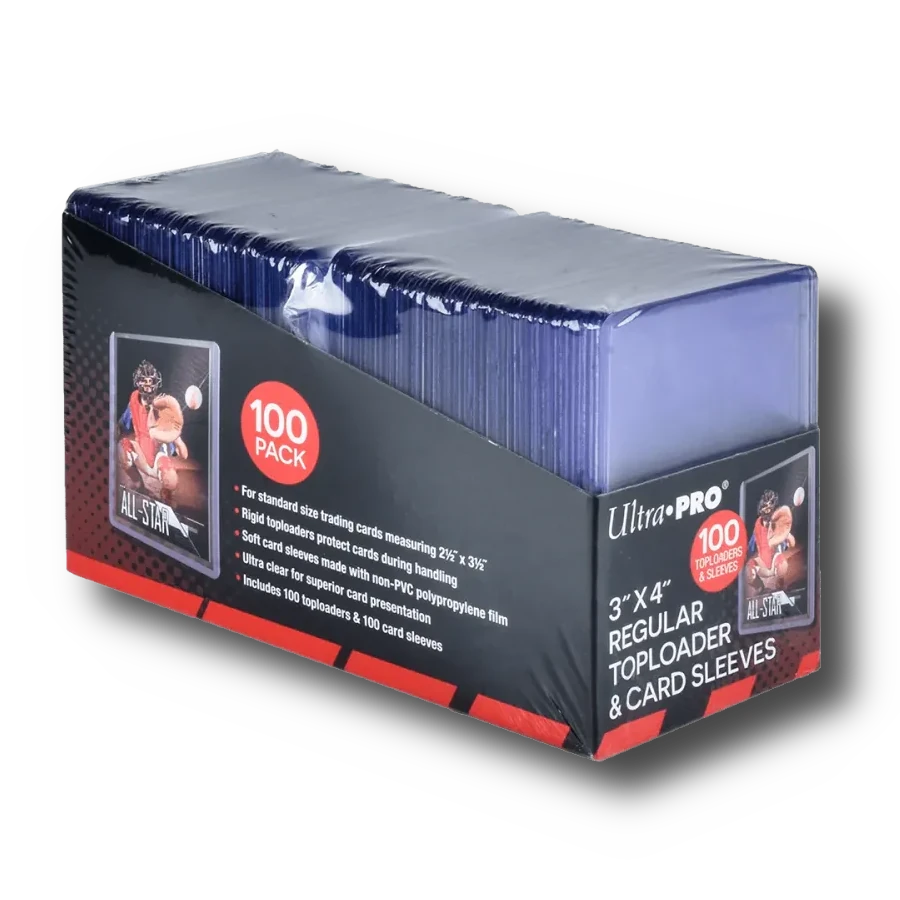 Ultra Pro - Regular Toploader & Card Sleeves - 3"x 4" & 2,5"x 3,5" (100)