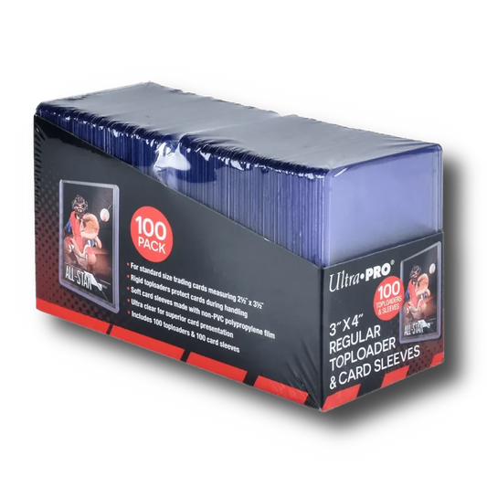 Ultra Pro - Regular Toploader & Card Sleeves - 3"x 4" & 2,5"x 3,5" (100)