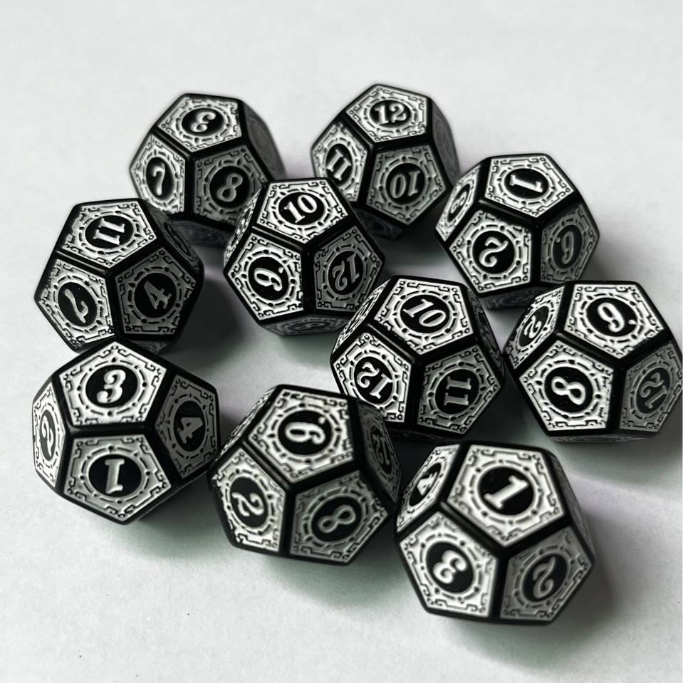 Ornament Würfel - D12 (16mm) - Einzelwürfel