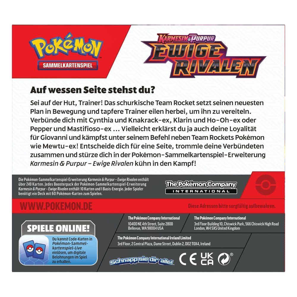 Ewige Rivalen Booster Display (36 Booster) - Deutsch